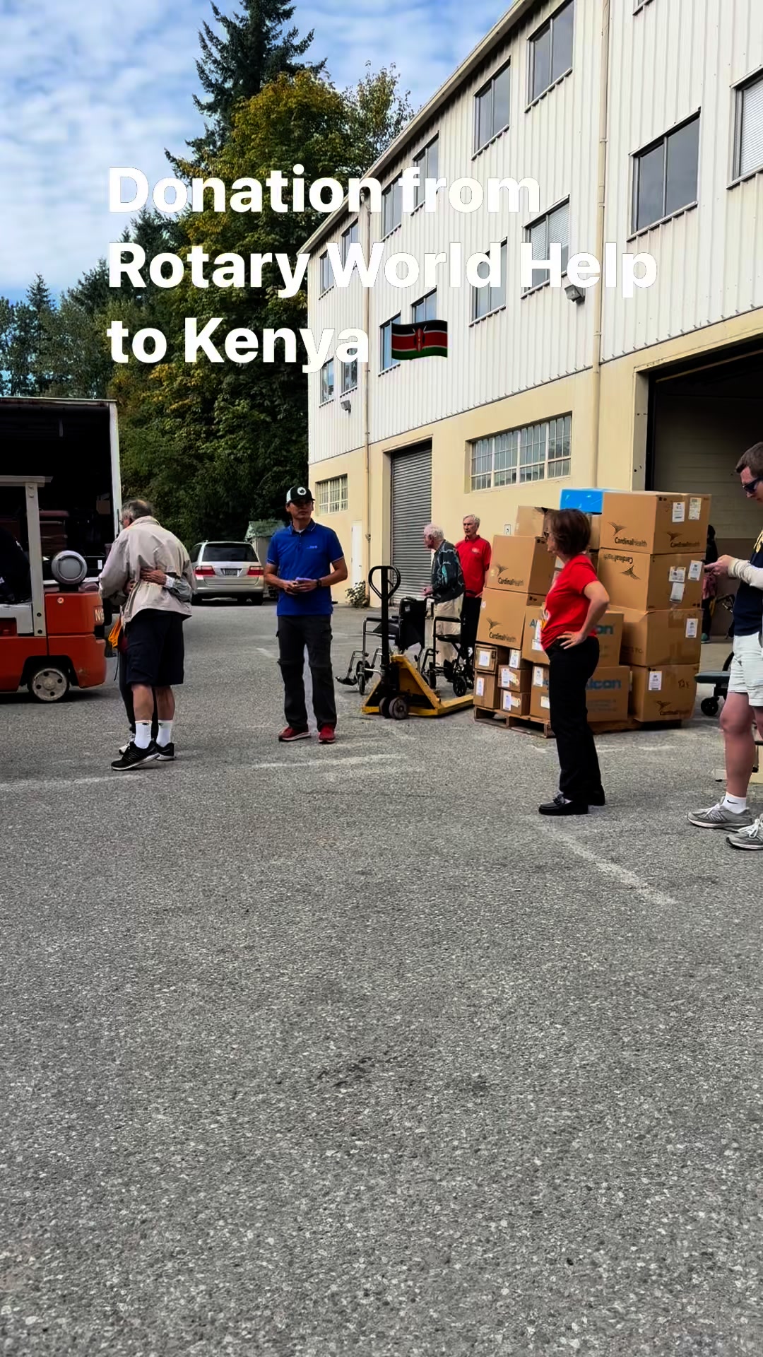 Another 40-45 foot container truck of Hospital equipments and Medical supplies Donated from Rotary World Help Canada to Kenya 🇰🇪 #rotaryworldhelp #rotaryinternational #Rotary #rotaryclub #RotaryInAction