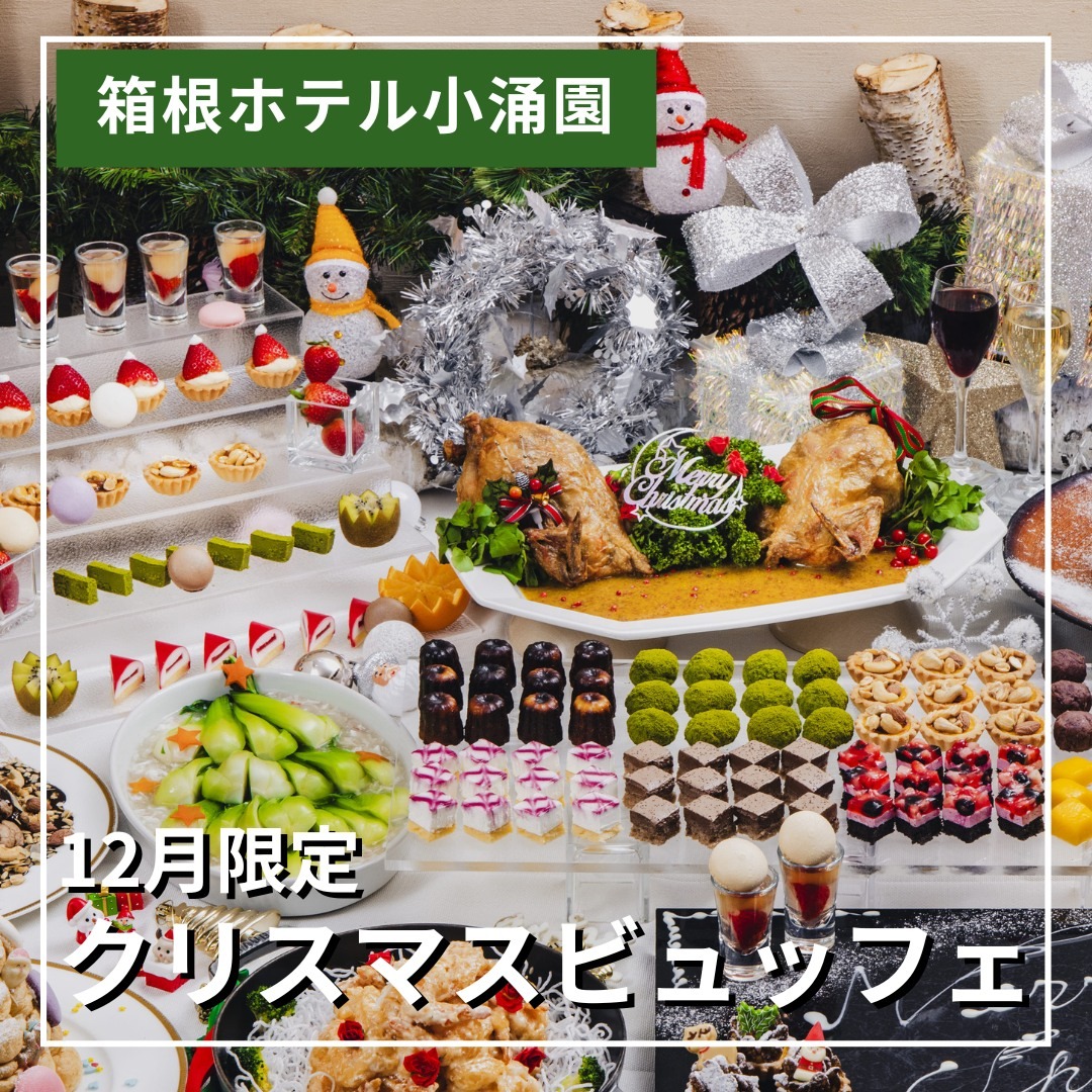 【🎄✨箱根ホテル小涌園のクリスマス2025✨🎄】
🍴シェフ特製のクリスマス限定メニューが登場!
今年もやってきました!12月限定のクリスマスビュッフェメニュー🎄🎉
心温まるお料理と、種類豊富なスイーツで贅沢なひとときをお楽しみください✨
🎁さらに!12月24日・25日限定で、サンタさんがプレゼントをお部屋までお届けする特別プランも🎅🎁
昨年は大人気で即完売したこのプラン、今年もお見逃しなく!
大切な人と一緒に、特別な時間をシェアしましょう🎁✨
🎅 ご予約はお早めに!
詳細はプロフィールリンクからチェック✔️
——————————————————————————
\箱根ホテル小涌園/
✅箱根小涌園ユネッサン・森の湯が滞在中入り放題♨️
✅公式予約サイトより予約受付中!!
===================================
箱根ホテル小涌園の公式インスタグラム(@hotelkowakien)では、ホテルの最新情報を発信しています。
#箱根ホテル小涌園 #箱根小涌園 #小涌園 #箱根 #温泉 #hakonehotelkowakien #ホテル #子供連れ旅行 #子連れ旅行 #ユネッサン #箱根旅行 #ランチビュッフェ #箱根グルメ #箱根ランチ #強羅グルメ #ホテルビュッフェ #hakone #箱根観光 #蓬莱園 #ユネッサン #ランタンナイト #日帰りプラン #箱根旅行 #温泉旅行 #家族旅行 #非日常体験 #箱根観光協会 #箱根小涌園ランタンナイト
