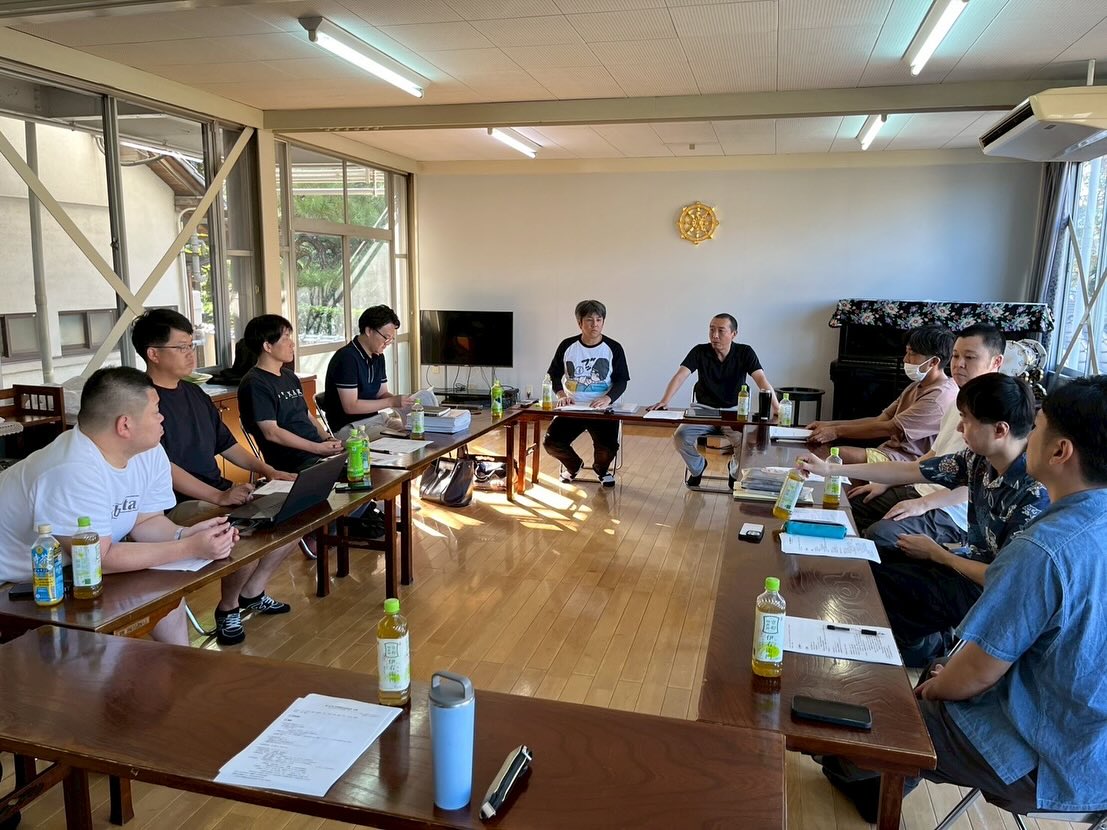 【広島雅楽会 役員会】9月1日、西福寺様にて役員会を行いました。今年度も半分が過ぎようとしていますが、まだまだ楽しみな行事が目白押しです!#広島雅楽会 #雅楽 #役員会