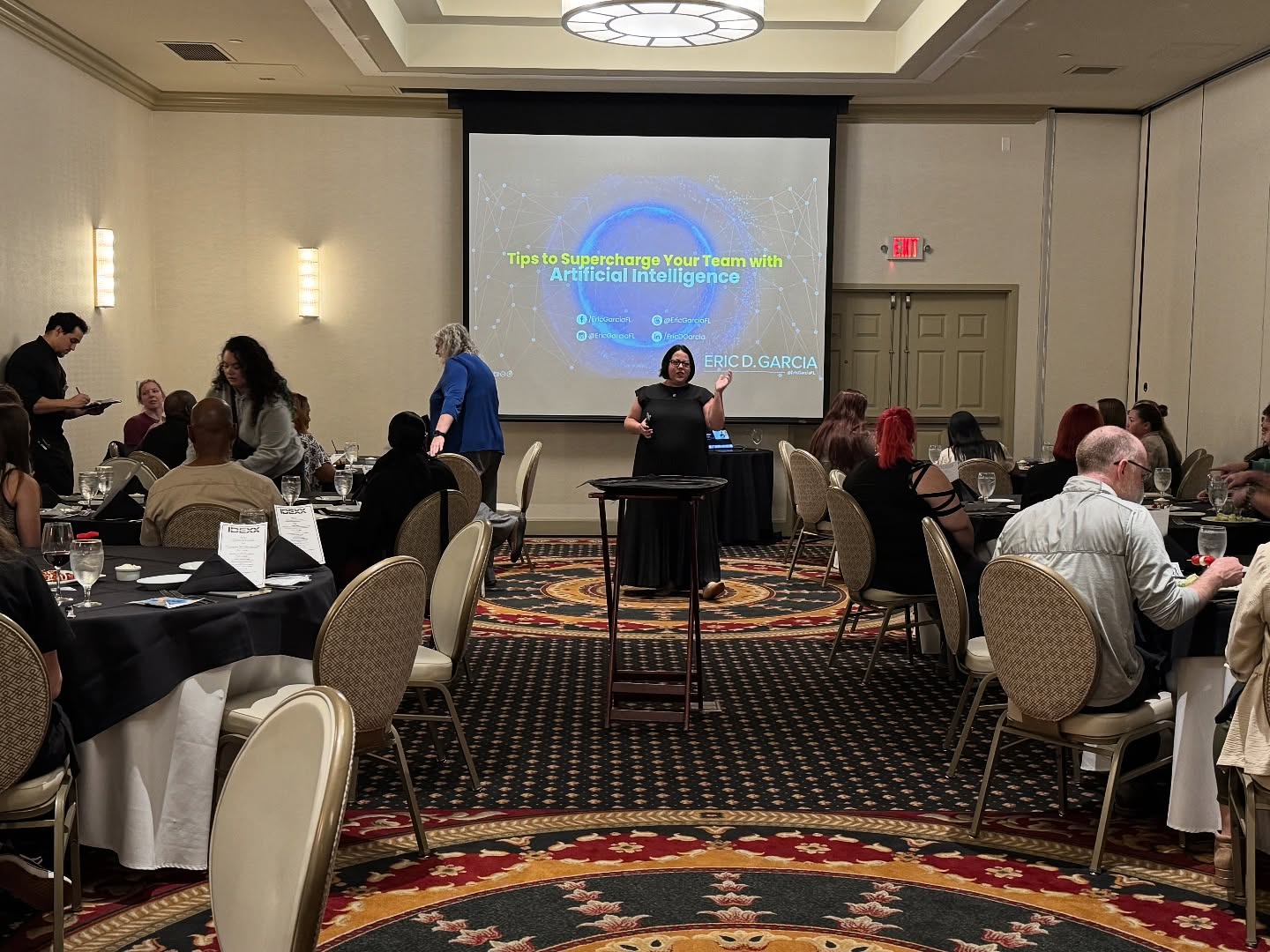 The last few weeks have been non stop with travel and events, and it will not slow down until after Thanksgiving, wrapping up with the London @vetshows (no better way to end!).Is it exhausting? Absolutely. But what fuels me are the conversations with practices that come in worried about the slowdown they are experiencing, and then leave our time together feeling empowered to make small changes that can turn things around. From exploring AI to strengthening client visits and retention, to having raw conversations about real struggles, these moments are what keep me going (and the fact I LOVE the airplanes 😂).That feedback is what gives me the energy to keep going, from delayed flights to hotel changes to the constant rush of moving city to city. What makes it all worthwhile is meeting so many incredible people along the way.In these travels I have even met new friends who are connected to those I already know and love in vet med. It always amazes me how small and special this community is.I am so thankful for the love and support #vetmed has given me since day one. I love what I do purely because of you. Looking forward to seeing familiar faces and making new connections as we close out the year together. ❤️