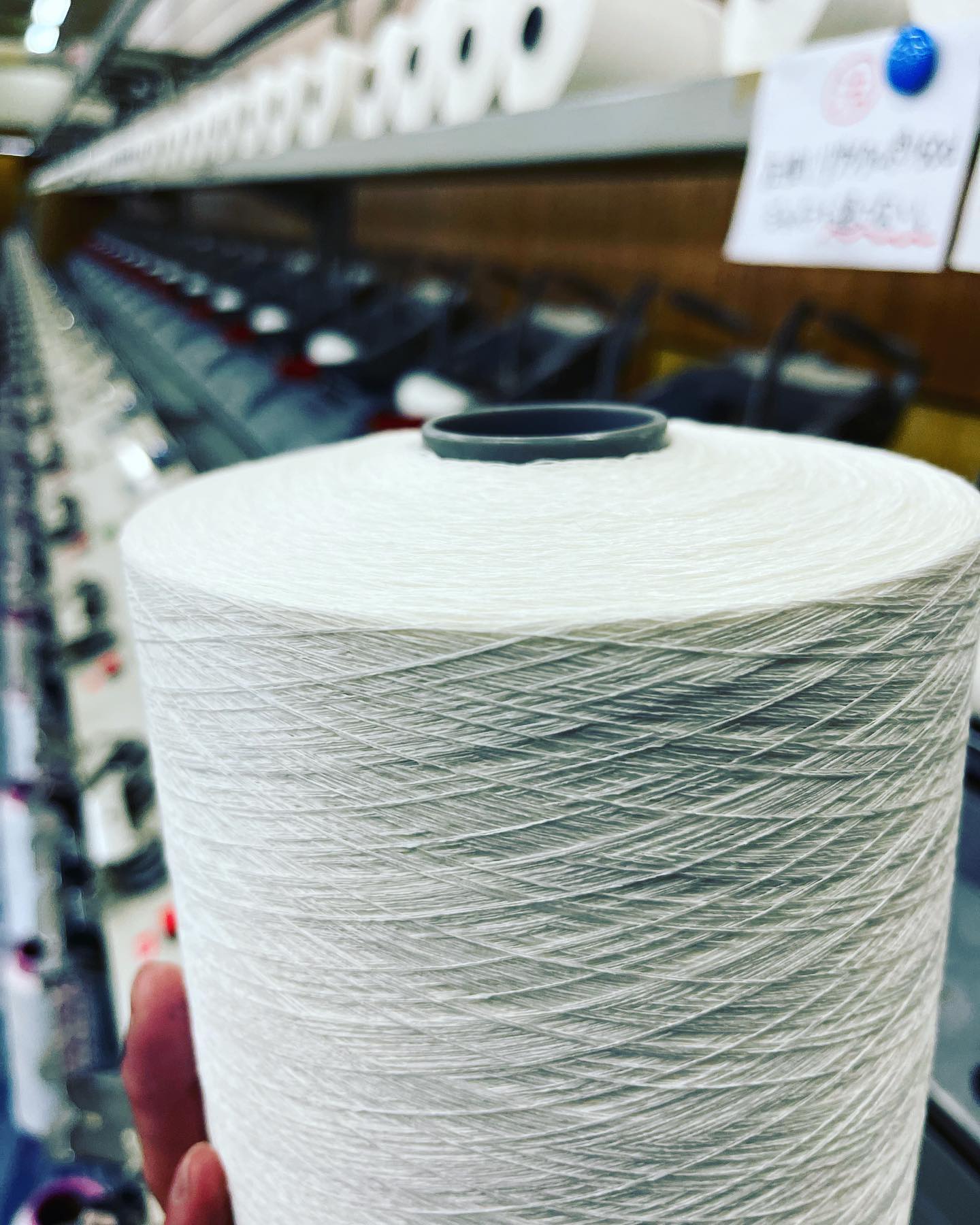 #ありがとうございました🙏 #おもしろそうなものが #できそうな気がする #fabrics #これからが楽しみ #paperyarn #kawabo #gifu #japanofinsta